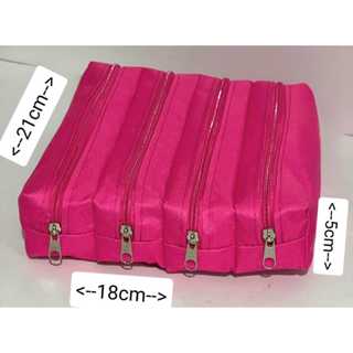 ESTOJO PARA LÁPIS ESCOLAR ROSA COM 4 REPARTIÇÕES LISO em Oferta na Shopee