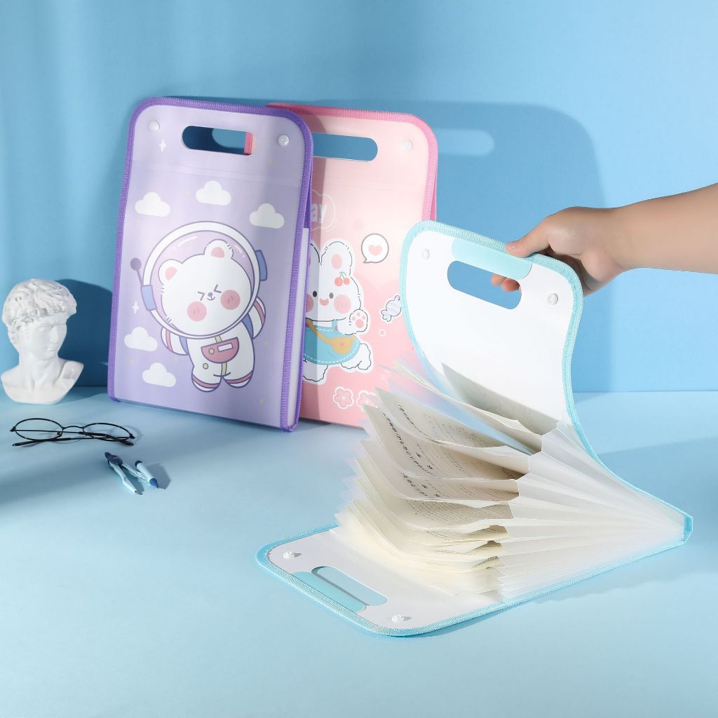 Pasta Organizador Sanfonada 12 Divisórias A4 Porta Documento Estampado Feminino Masculino Infantil em Oferta na Shopee