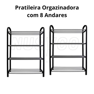 Kit Até 2 Sapateira Multiuso de 4 Andares para Decoração em Oferta na Shopee