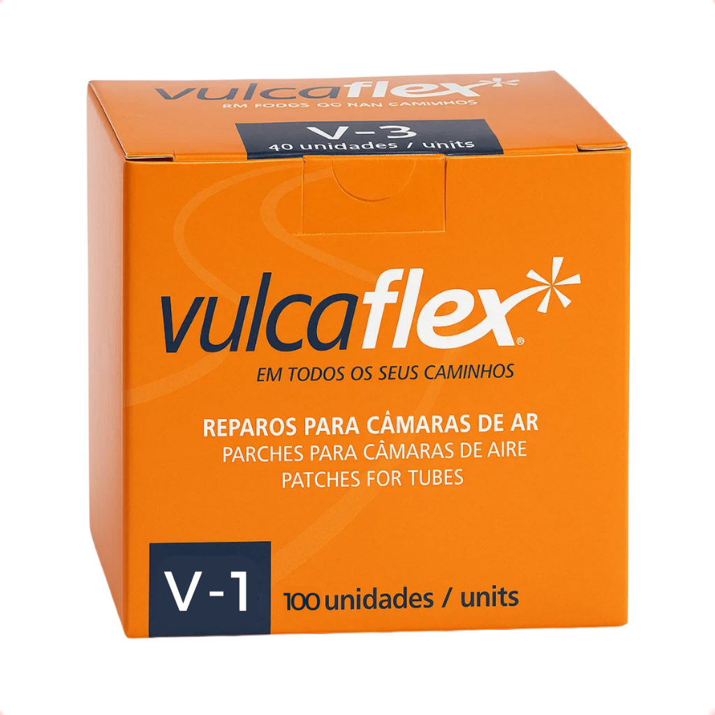 Vulcaflex V1 - Remendo A Frio 40mm Cx -100un em Oferta na Shopee