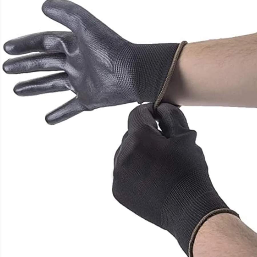 Kit C/12 Luva Multitato Tátil Mecanico Segurança Com Pu Marca Volk ou LDI