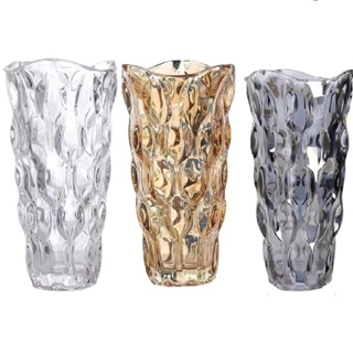 Vaso de vidro grosso primeira linha Ambar flores, decoração, Sala Festa Plantas em Oferta na Shopee