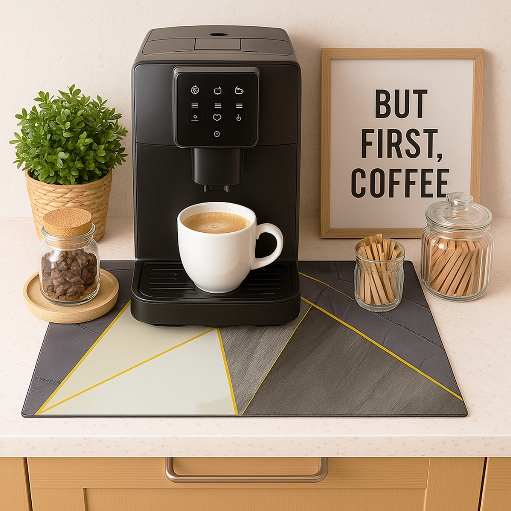 Tapete Absorvente De Líquidos Secagem Rápida Antiderrapante Para Mesa Cantos Quadrado em Oferta na Shopee