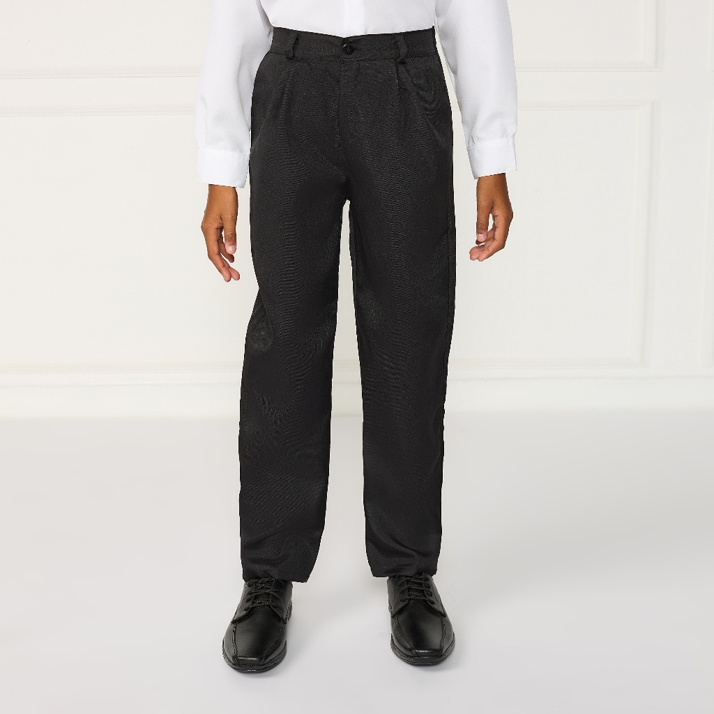 Calça Social Infantil Preta Menino Oxford Esporte Fino Festa