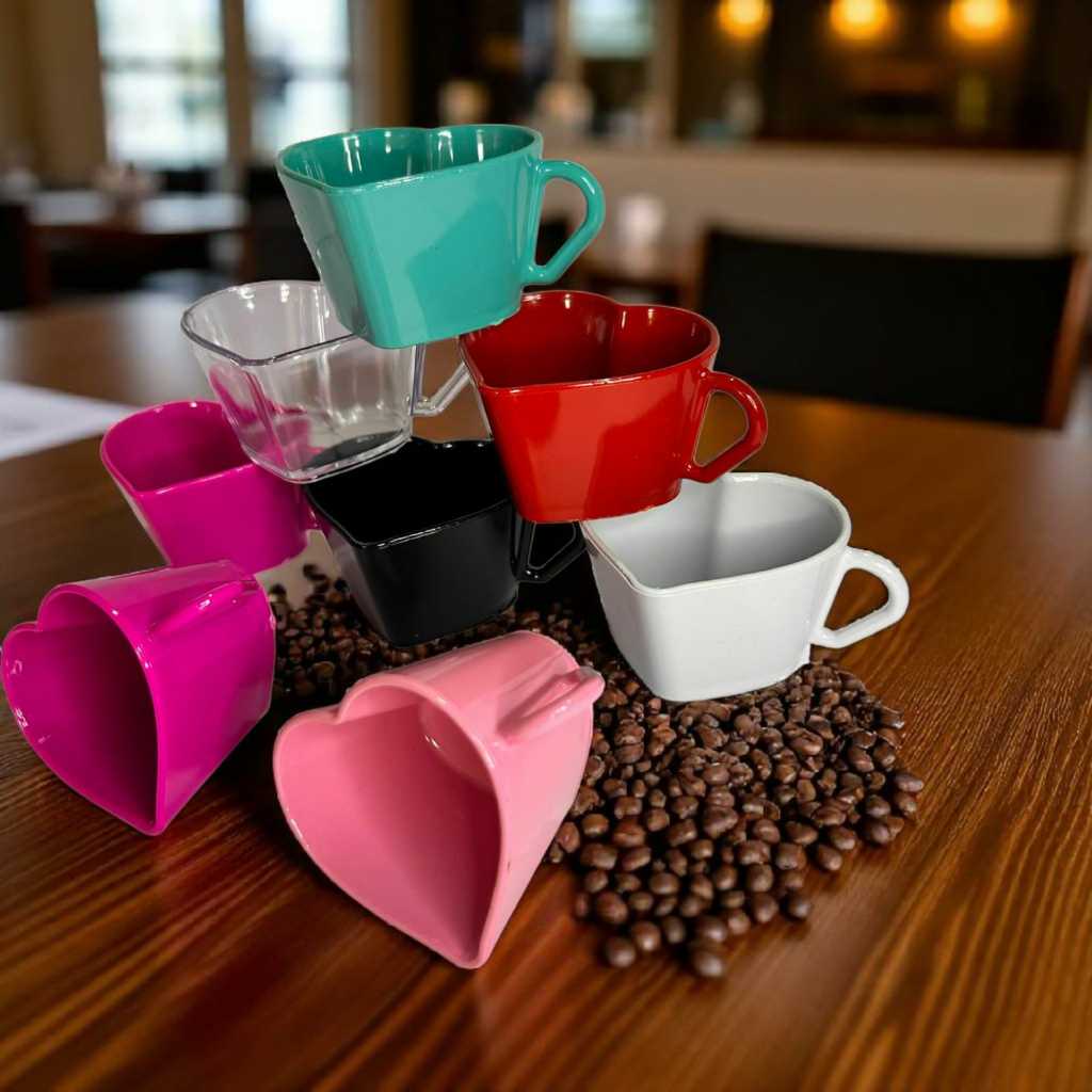 Kit Amor 30 Xicaras Coração presente e grandes eventos em Oferta na Shopee