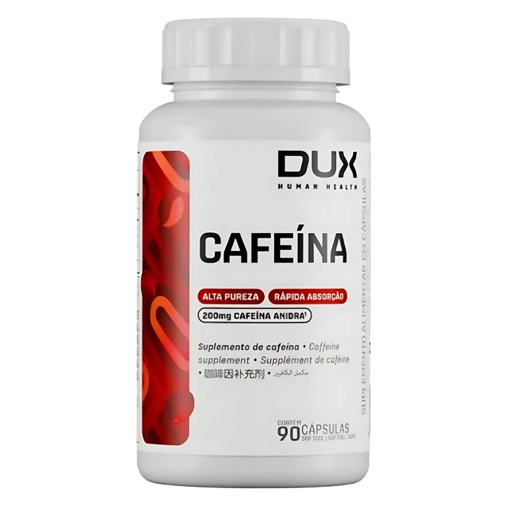 Cafeína Pote 90 Cápsulas Dux - Health