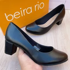Scarpin Salto Feminino Beira Rio Conforto Mulher Elegante Festa Conforto Escritório Social