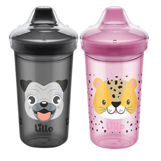 Copo para Transição Treinamento Max 320mL Válvula Antivazamento Bebedor Rígido Funny +12m Lillo