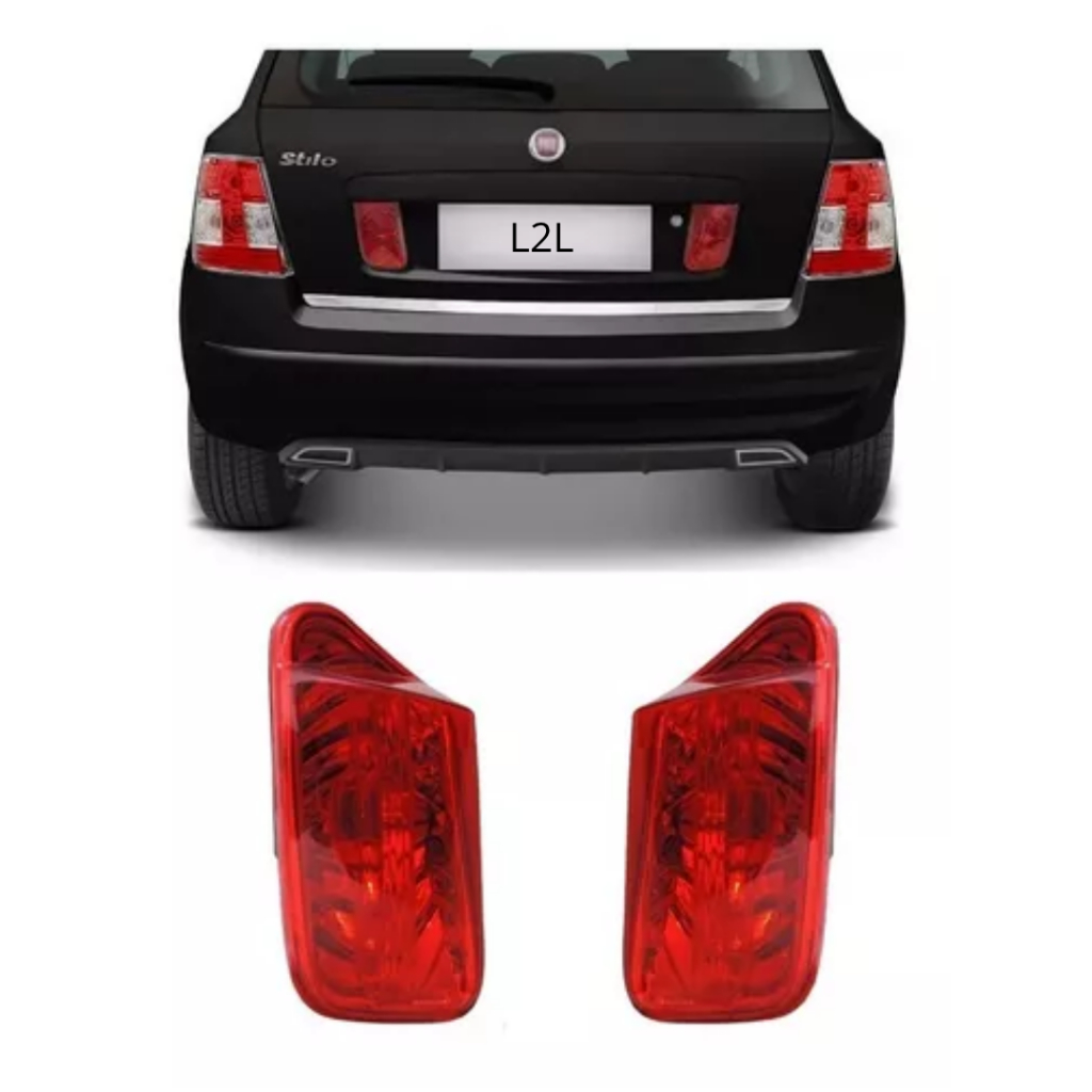 Lanterna Traseira Placa Tampa Fiat Stilo 2002 2003 2004 2005 2006 2007 2008 2009 2010 2011 2012