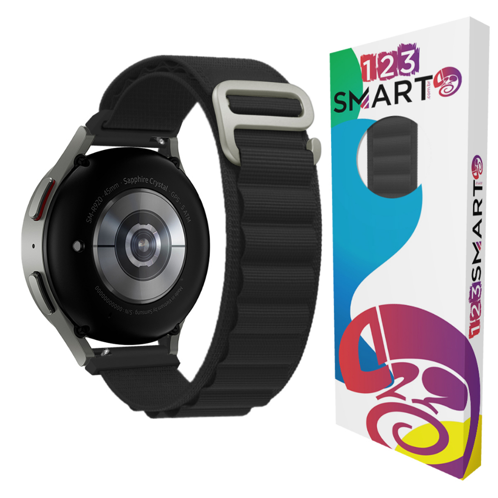 Pulseira Nylon com Presilha para Garmin Forerunner 245, 645, Music e Vivoactive 3