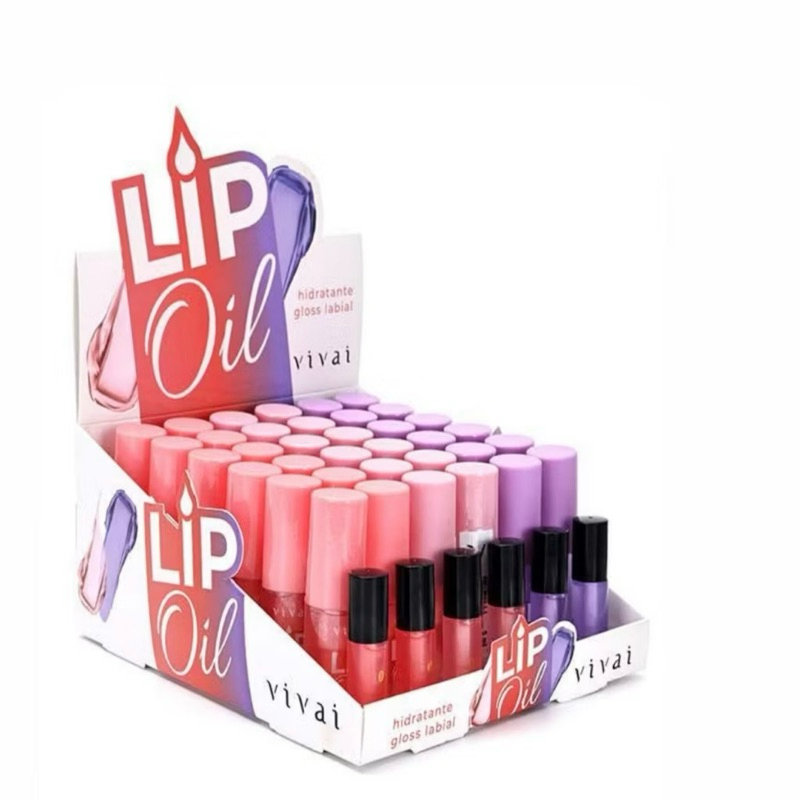 Gloss Hidratante Labial Vivai 3093.1.1 – Lip Oil Brilhoso c/ 1 / 3 / 6 unid Favourite