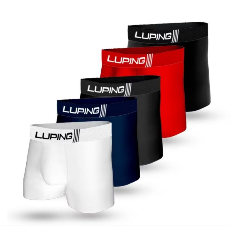 Kit Cuecas Box Boxer Masculinas Microfibra Forro de Algodão Adulto Lisas e Estampadas em Oferta na Shopee