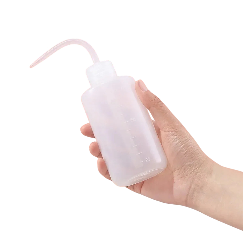 Tubo Aplicador de Tinta para Cabelo com Bico Curvo Pisseta p/ Tintura - Salão de Beleza Cabeleireira