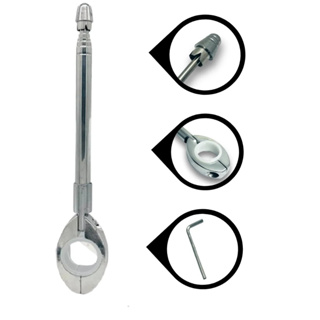 Antena Corta Pipa Moto Anti Cerol Retrátil 7 Estágios Guidão Aço Inox Cromado em Oferta na Shopee