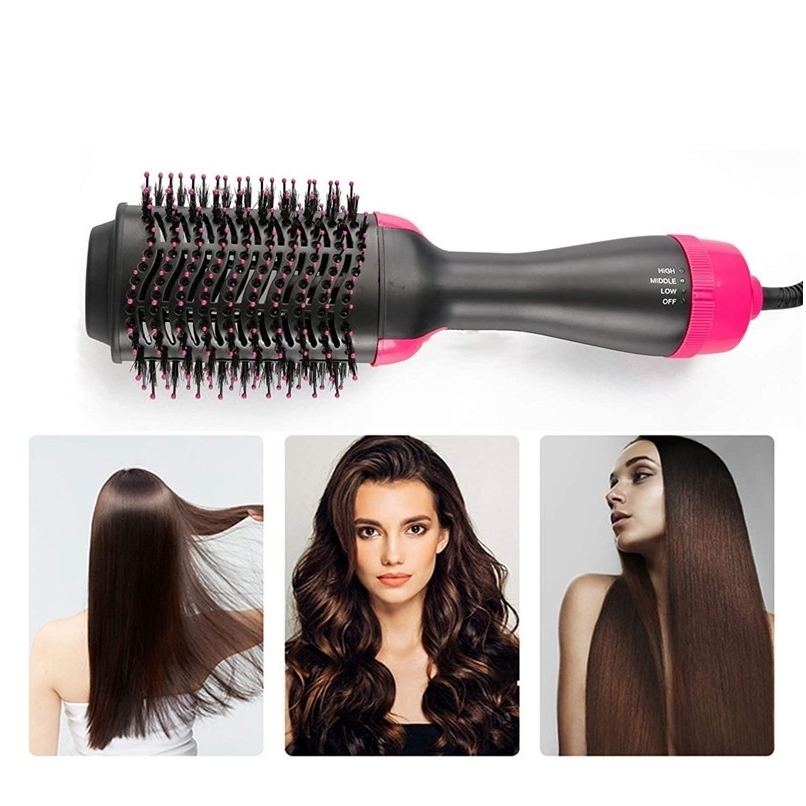Escova 2 em 1 Alisadora e Secadora Com Cabo Hair Styler 110V/220V