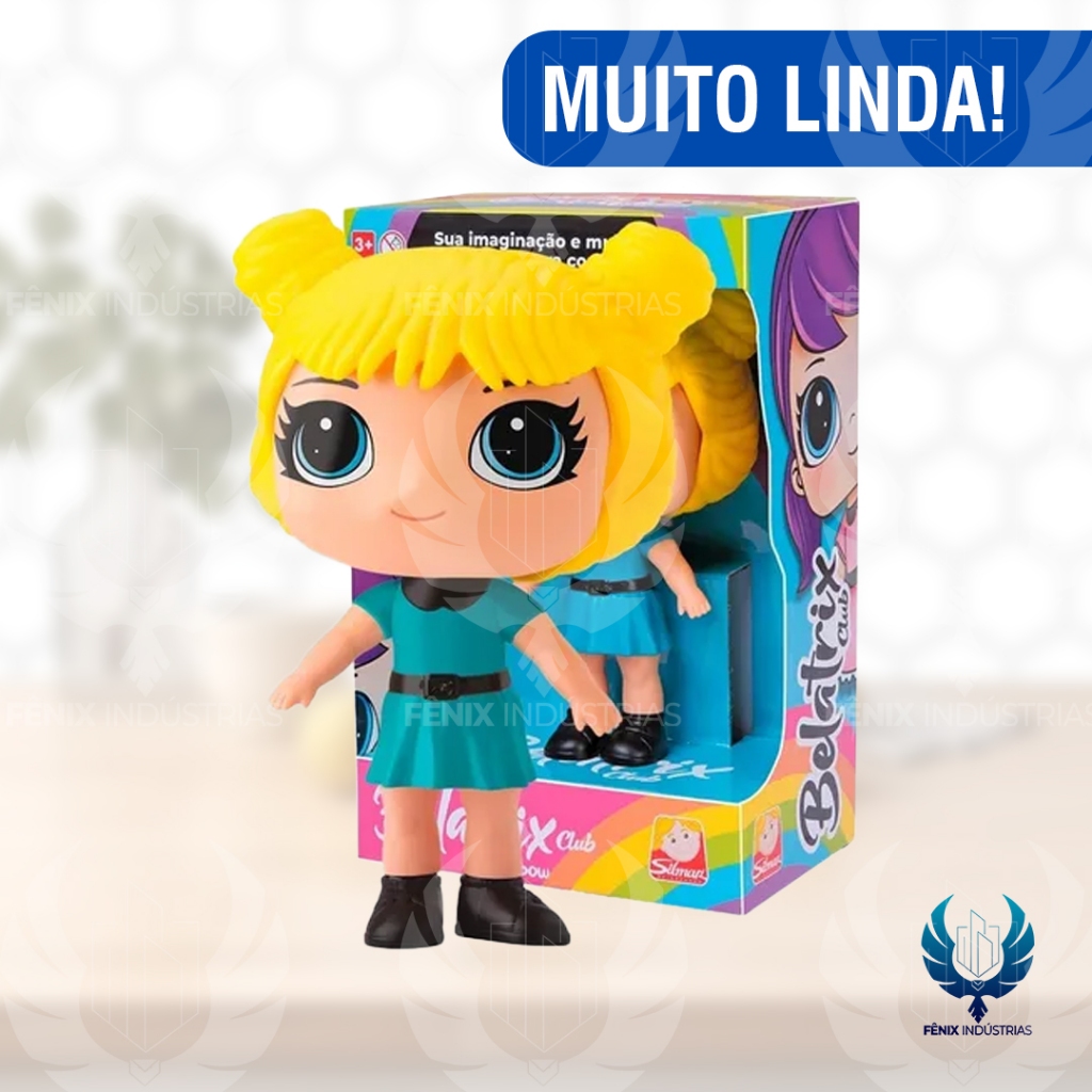 👧 Boneca Belatrix Cabelo Coque Loiro – Silmar