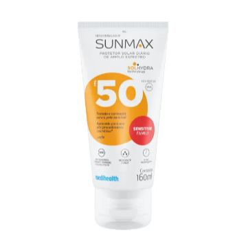 Protetor Solar Sunmax Sensitive Fps 50 Corporal Pele Sensível 160ml em Oferta na Shopee