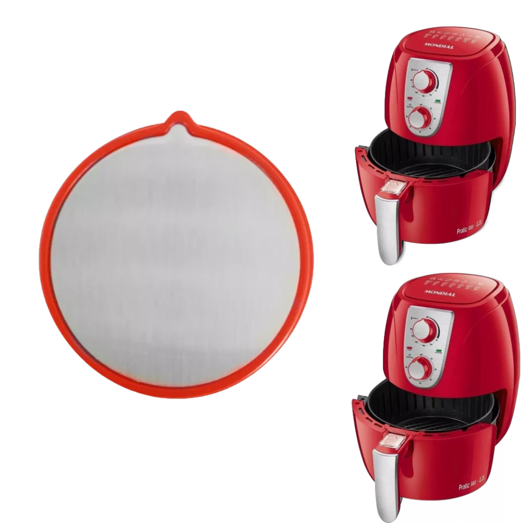Botão P/ Airfryer Mondial Af-33 Af-34 Vermelho - Original