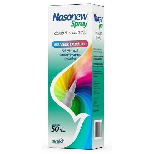 Nasonew 0,9%, caixa com 1 frasco spray com 50mL de solução de uso nasal