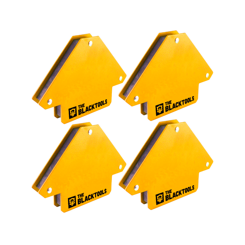 Esquadro Magnetico Com Ima Soldador Para Solda 12 Kg Kit 4 Peças The Black Tools em Oferta na Shopee