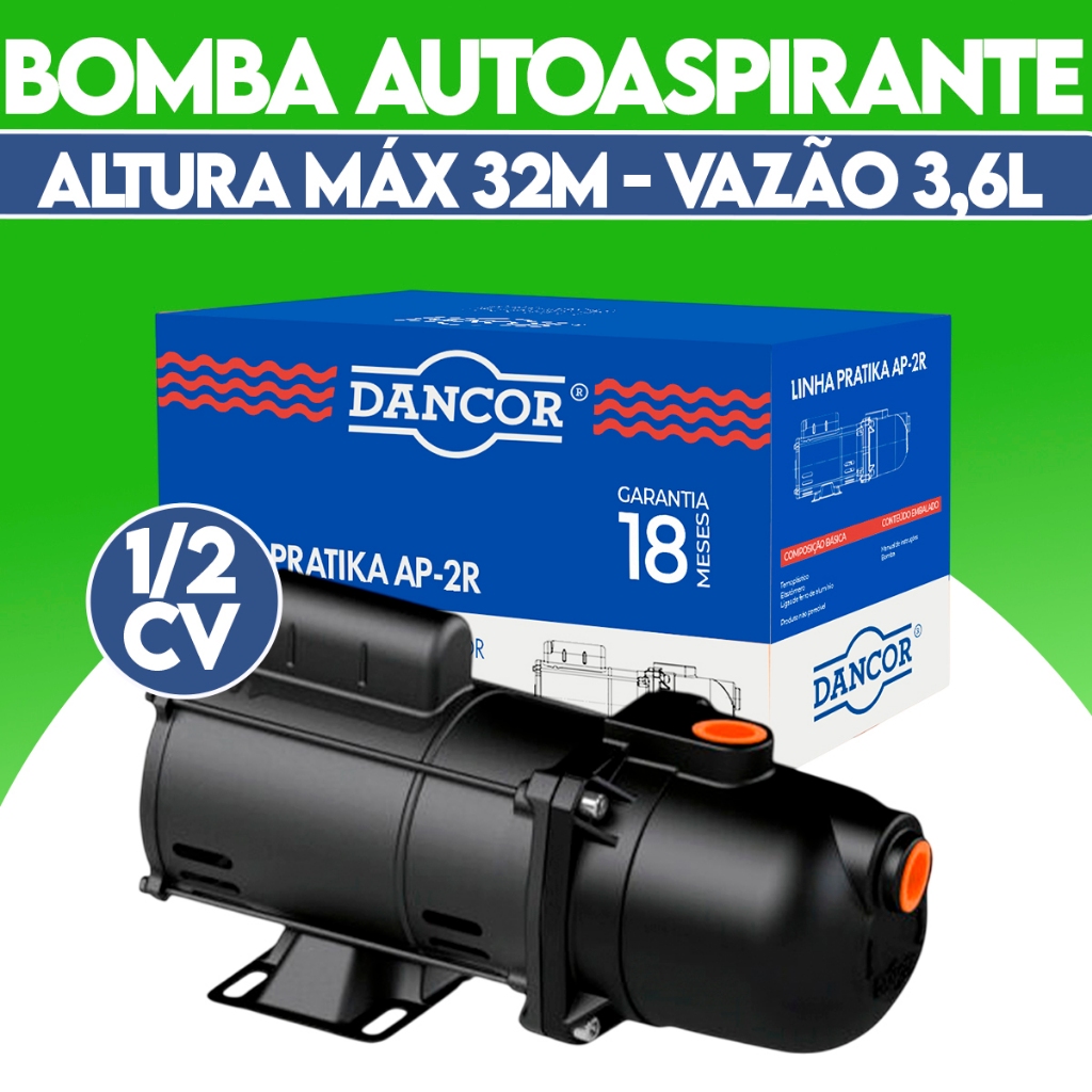 Bomba Auto Aspirante Pratika Dancor Ap-2r 1/2cv Bivolt