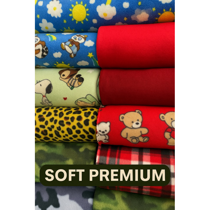 Tecido Soft Inverno Infantil, Pet, Animais - 0,50cm ou 1,0m x 1,50m