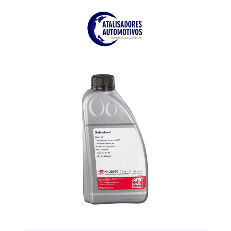 Óleo fluido para câmbio automático DSG DCT (VW AUDI MB BMW VOLVO) Dupla Embreagem 39070  (1 Litro) AMARELO - 39070 FEBI