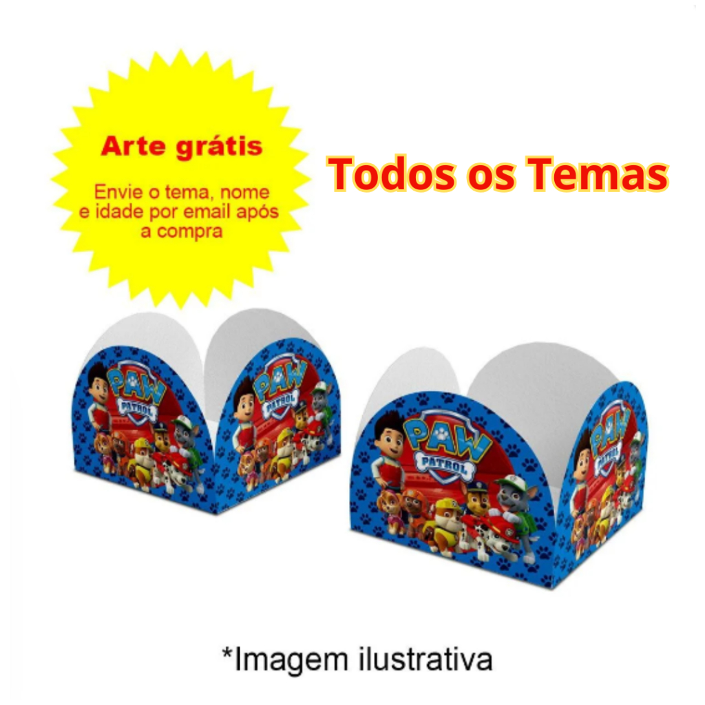 Forminha para brigadeiro personalizada PATRULHA CANINA | lembrancinha para festa
