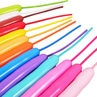 Bexigas Coloridas Canudo Palito - Balões de Látex para Festa Infantil, Aniversário e Decorações em Oferta na Shopee