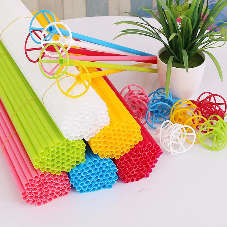 Hastes para Balões FestBall – Suporte 30/50/100 Unidades para Decoração de Festa, Arranjos e Eventos