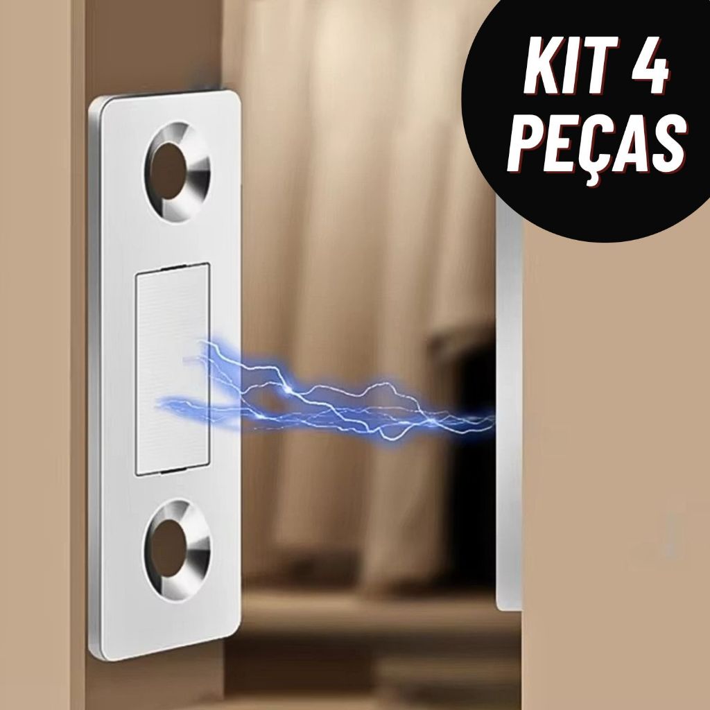 Fecho Imã Trava De Porta de Armário Magnético em Oferta na Shopee