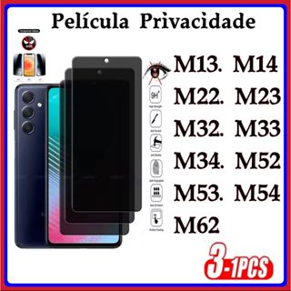 Película Privacidade 3D Anti Spy Samsung M13 M14 M22 M23 M32 M33 M34 M52 M53 M54 M62 em Oferta na Shopee