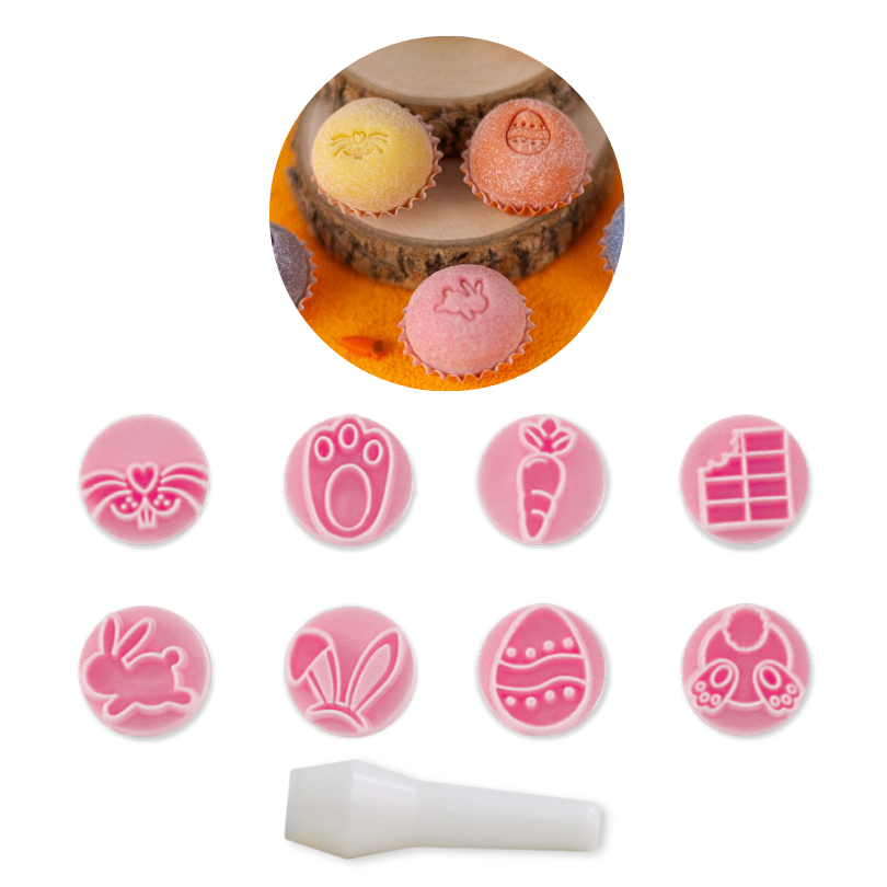 Kit Carimbos de Páscoa Para Doces E Brigadeiros Marcador Coelhinho Cenoura BlueStar