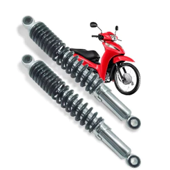 Amortecedor Traseiro Biz 100 Biz 110i Biz 125 Pop 100 Sky 50 Sky 125 Jet 50 (PAR)