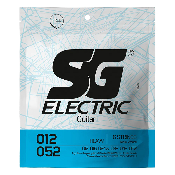 Encordoamento de Guitarra SG 012