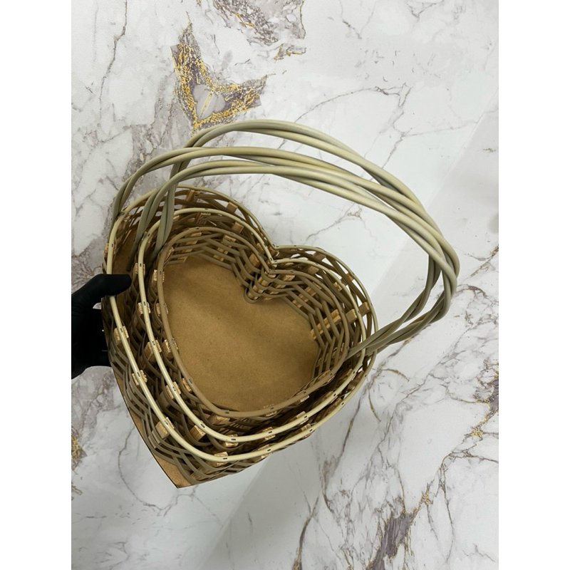 * CESTA CORAÇÃO DIA DAS MÃES /  OPÇÃO PEÇA OU KIT C/3 - P/M/G -cesta  Café Da Manhã - Envio Imediato em Oferta na Shopee