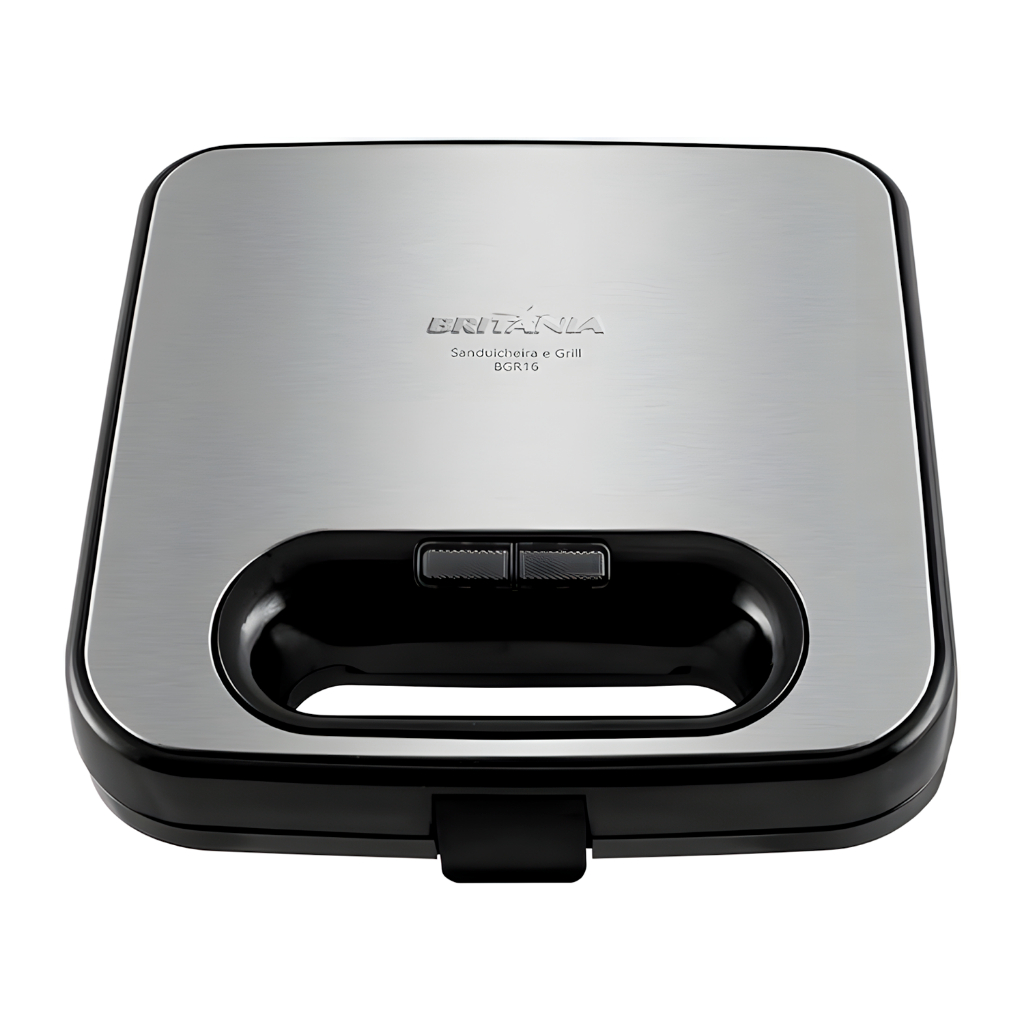 Sanduicheira e Grill Eletrica Britânia BGR16 Redstone 750w em Oferta na Shopee