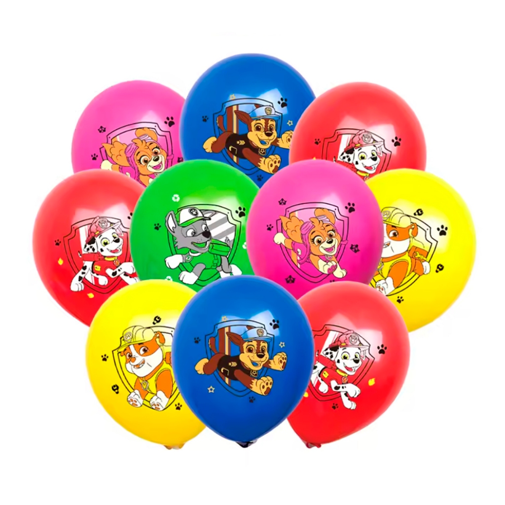 Balão Patrulha Canina Kit Com 10 Unidades em Oferta na Shopee