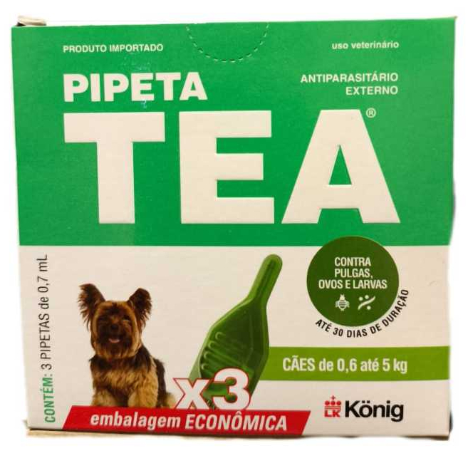 PIPETA X3 TEA CAES 0,6 ATE 5KG 0,7ML com 3 pipetas em Oferta na Shopee