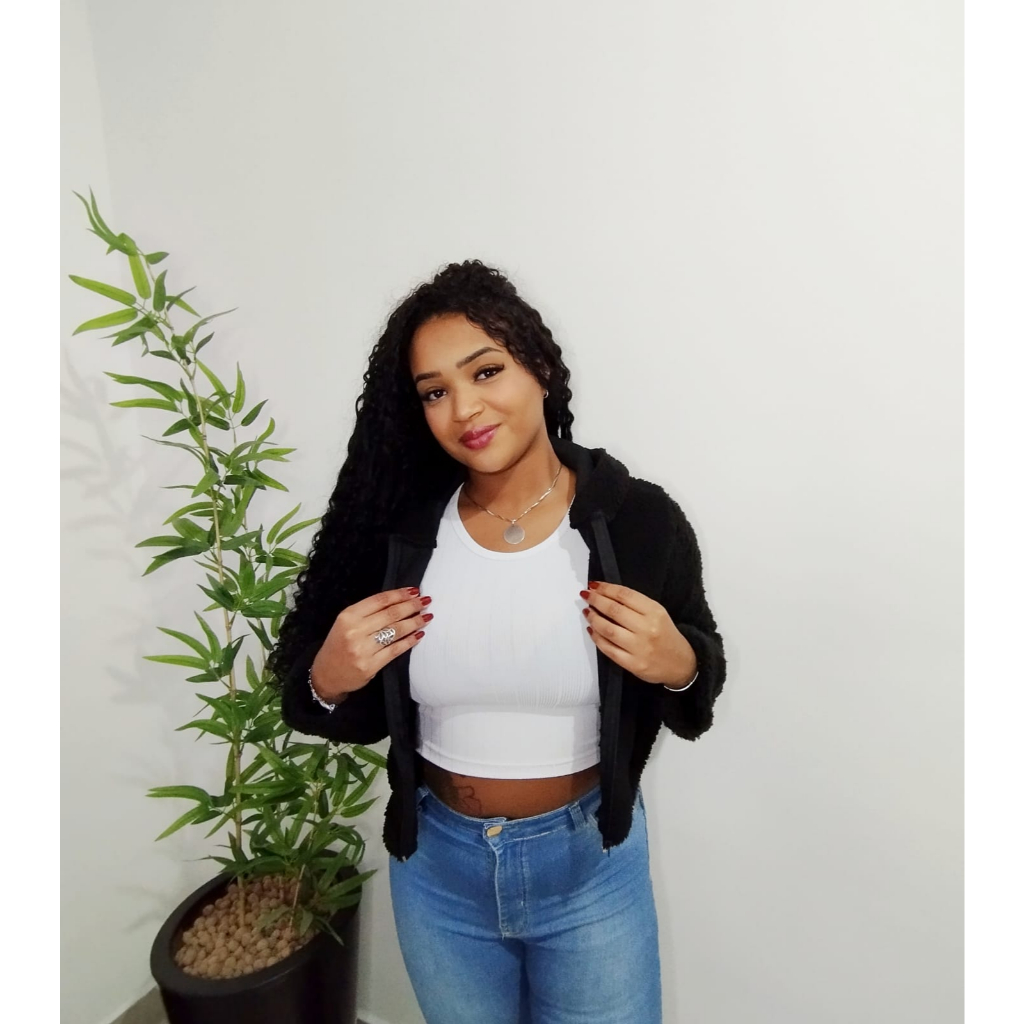 Casaco Feminino  Teddy Inverno com Touca e Zíper Curto Inverno ENVIO iMEDIATO