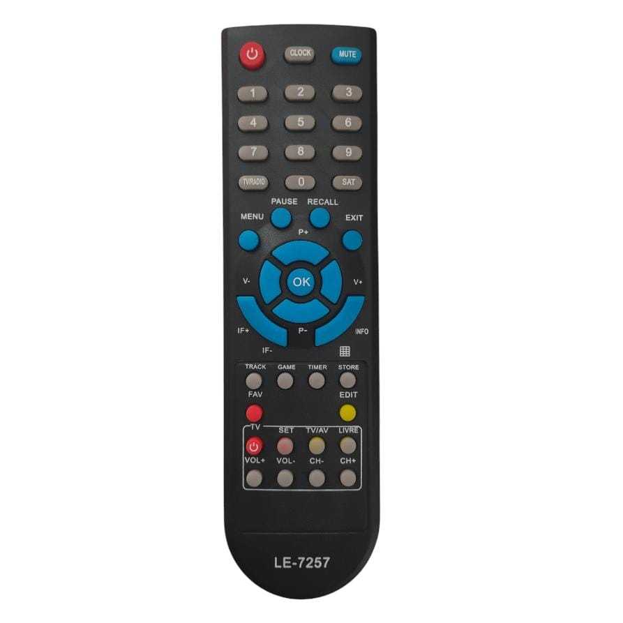 CONTROLE REMOTO PARABOLICA BEDINSAT BS5000 BS6000 CROMUS CAD-1000 TV FREE FBG9033