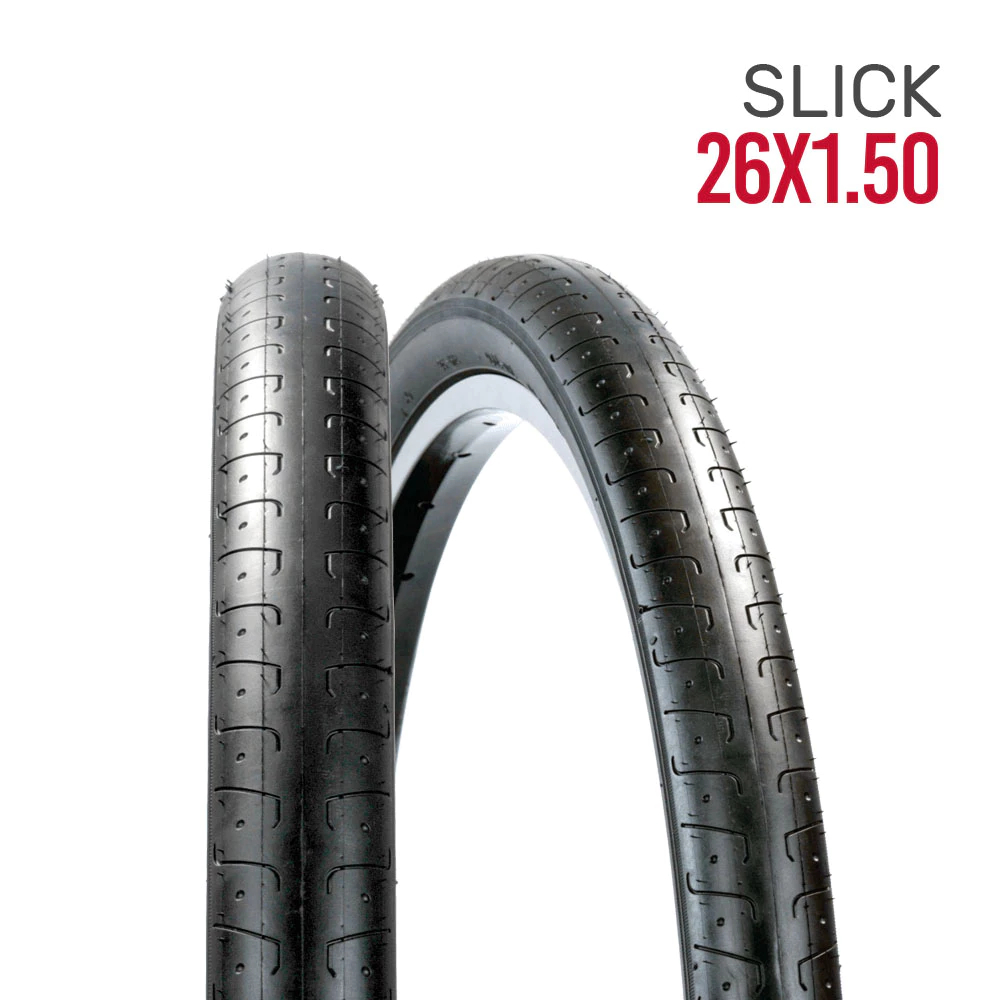 Par Pneu Bicicleta Paco Slick Aro 26 X 1.50 Bike Mtb Passeio Liso