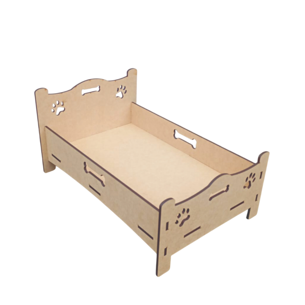 Cama caminha Sofá Casa Pet Gato Cachorro em MDF 6mm 50x35cm