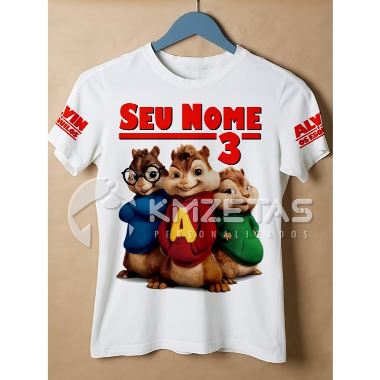 Blusa Alvin e os Esquilos: Onde Comprar | BuscaProdutos