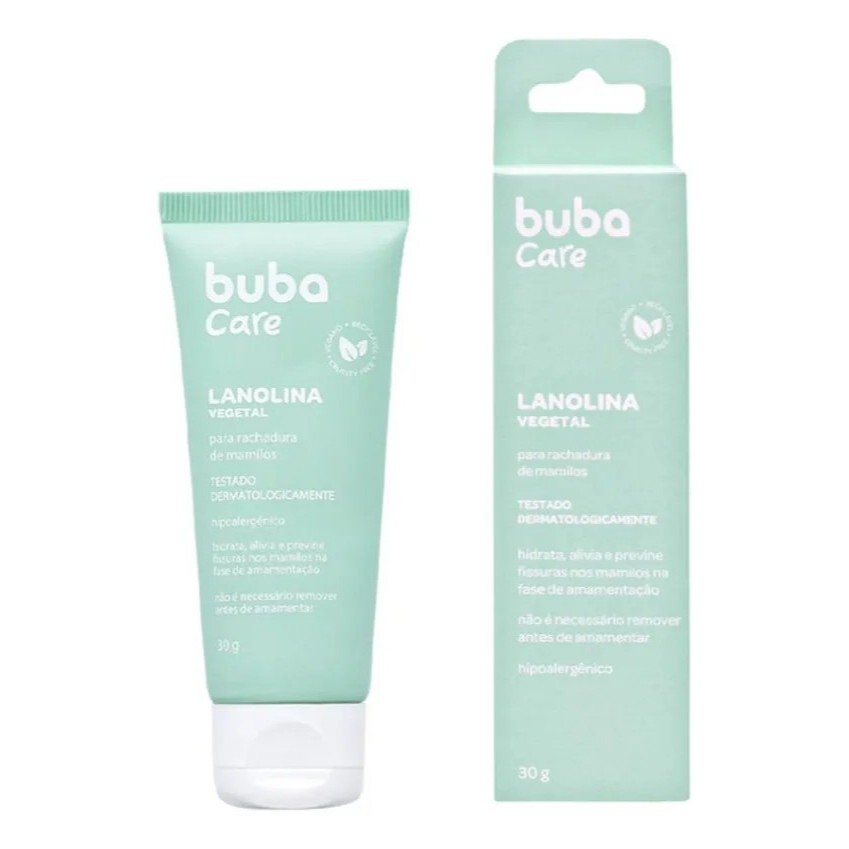Lanolina Vegetal 30g Pomada Para Mamilos Buba Care Lanolina Vegetal 30g Pomada Para Mamilos Buba Care