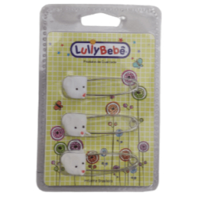 ALFINETES PARA FRALDA - 3 UNIDADES