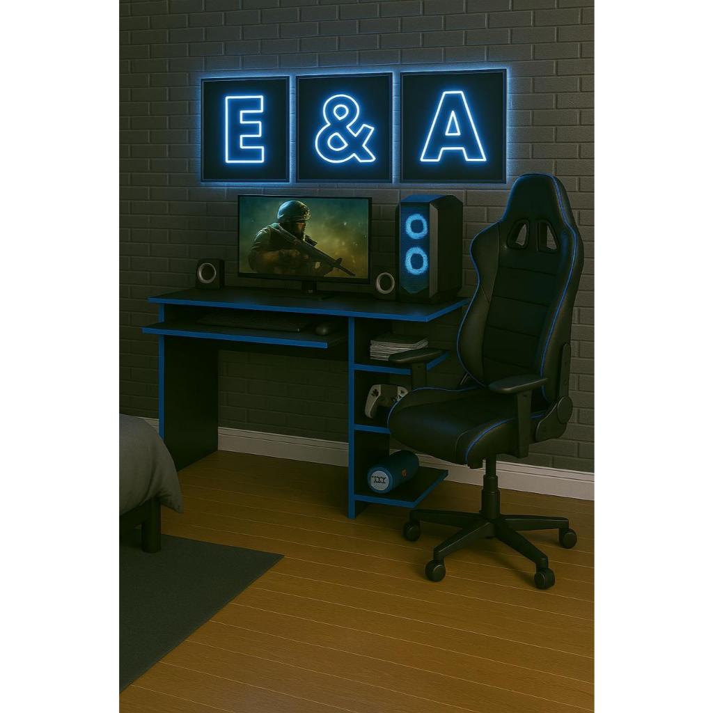 Mesa Escrivaninha Para Computador Escritório Pc Gamer RTX - CORES em Oferta na Shopee