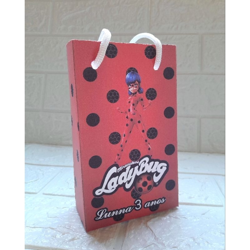 Sacolinha Surpresa Personalizada Lembrancinha LadyBug PEGUE E MONTE em Oferta na Shopee