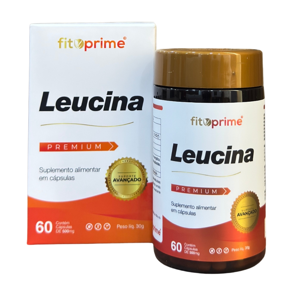 Leucina Fitoprime Suplemento Alimentar 60 Cápsulas em Oferta na Shopee