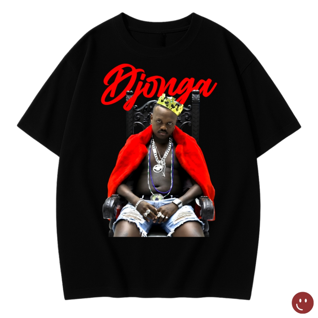 Camiseta Cantor Djonga Rap - Tshirt Unissex Preta 100% Algodão - Rap Nacional Swag Nervou